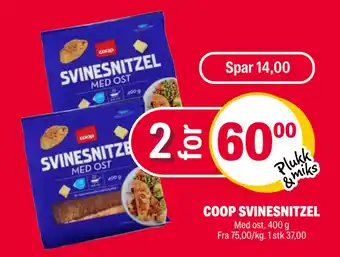 Coop Extra COOP SVINESNITZEL tilbud