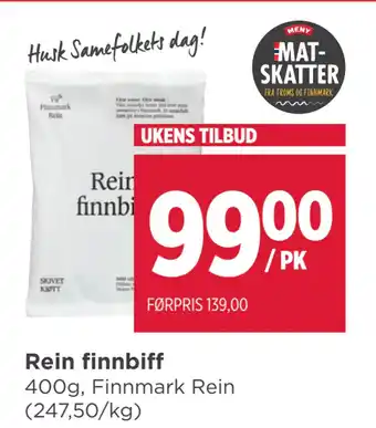 Meny Rein finnbiff tilbud