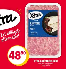 Coop Extra XTRA KJØTTDEIG SVIN tilbud