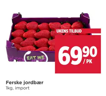 Meny Ferske jordbær tilbud