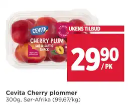 Meny Cevita Cherry plommer tilbud