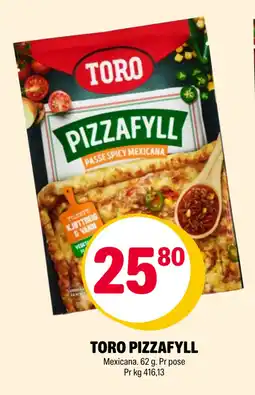 Coop Extra TORO PIZZAFYLL tilbud