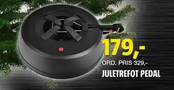 Bauhaus Juletrefot pedal tilbud