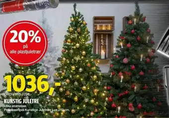 Bauhaus Kunstig juletre tilbud