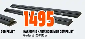 Obs Bygg HARMONIE KARMSIDER MED DEMPELIST tilbud