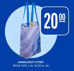 Rema 1000 HANDLENETT STORT tilbud