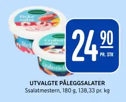 Rema 1000 UTVALGTE PÅLEGGSALATER tilbud