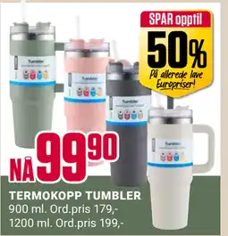 Europris TERMOKOPP TUMBLER tilbud