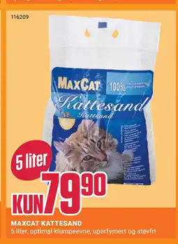 Europris MAXCAT KATTESAND tilbud