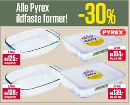 Europris Alle Pyrex ildfaste former! tilbud