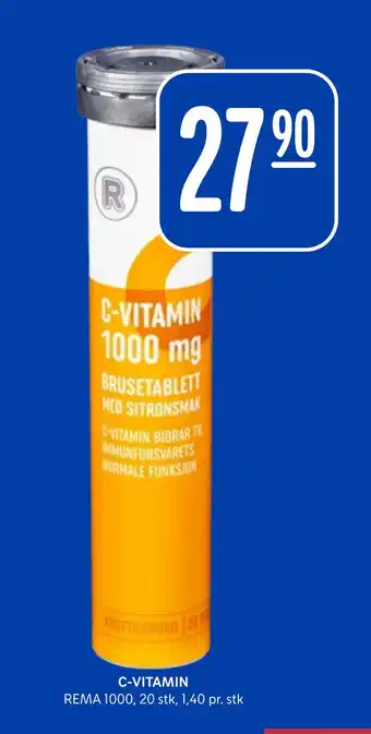 Rema 1000 C-VITAMIN tilbud