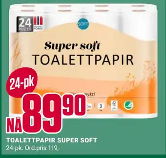 Europris TOALETTPAPIR SUPER SOFT tilbud