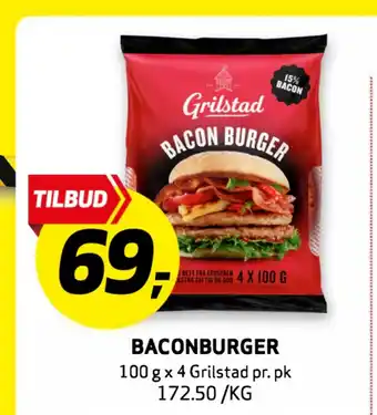 Bunnpris BACONBURGER tilbud