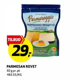 Bunnpris PARMESAN REVET tilbud