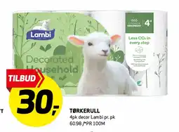 Bunnpris TØRKERULL tilbud