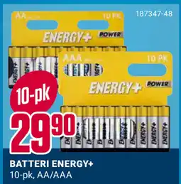 Europris BATTERI ENERGY+ tilbud