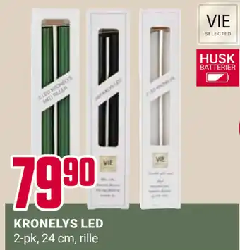 Europris KRONELYS LED tilbud