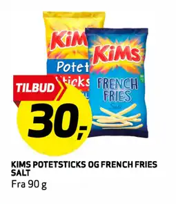 Bunnpris KIMS POTETSTICKS OG FRENCH FRIES SALT tilbud