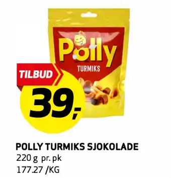 Bunnpris POLLY TURMIKS SJOKOLADE tilbud