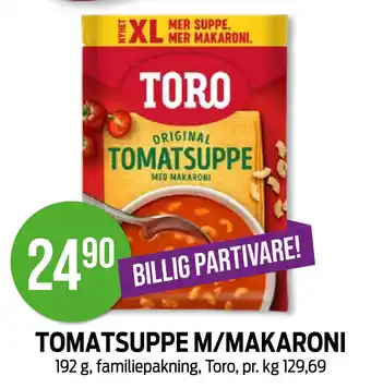 Kiwi TOMATSUPPE M/MAKARONI tilbud