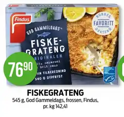 Kiwi FISKEGRATENG tilbud