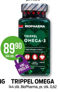 Kiwi TRIPPEL OMEGA tilbud