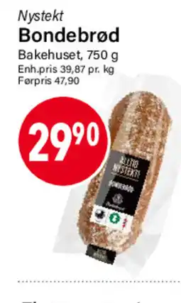 Nærbutikken Bondebrød Bakehuset tilbud