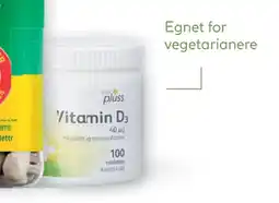 Vitusapotek Vidi pluss vitamin D tab 40 mcg tilbud