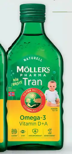 Vitusapotek Möller’s Pharma Min Første Tran, 250 ml tilbud