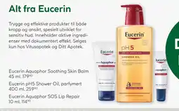 Vitusapotek Eucerin Aquaphor SOS Lip Repair tilbud