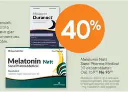 Vitusapotek Melatonin Natt tilbud