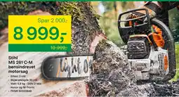 Felleskjøpet Stihl MS 261 C-M bensindrevet motorsag tilbud