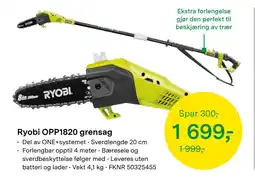 Felleskjøpet Ryobi OPP1820 grensag tilbud