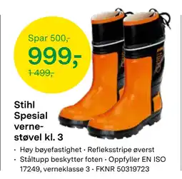 Felleskjøpet Stihl Spesial vernestøvel kl. 3 tilbud