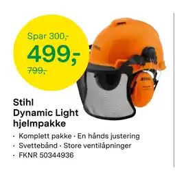 Felleskjøpet Stihl Dynamic Light hjelmpakke tilbud