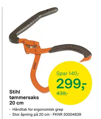 Felleskjøpet Stihl tømmersaks 20 cm tilbud