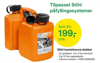 Felleskjøpet Tilpasset Stihl påfyllingssystemer tilbud