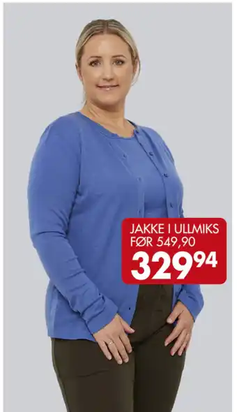 Sparkjøp JAKKE I ULLMIKS tilbud