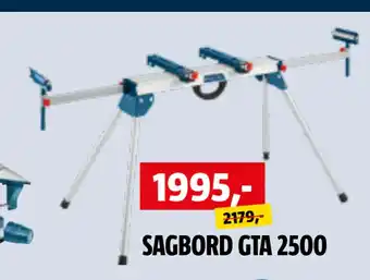 Bauhaus SAGBORD GTA 2500 tilbud