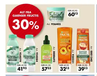 Sparkjøp ALT FRA GARNIER FRUCTIS tilbud