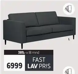 Bohus MALTE 3 seter sofa tilbud