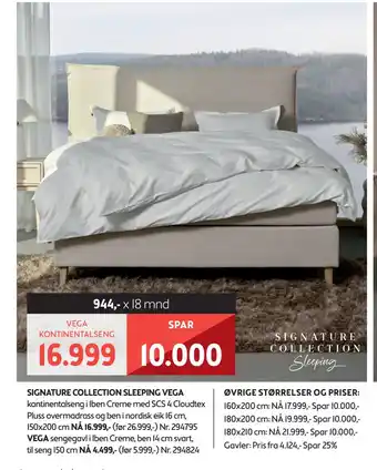 Bohus SIGNATURE COLLECTION SLEEPING VEGA tilbud