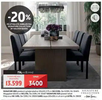 Bohus SIGNATURE 1800 SPISEBORD tilbud