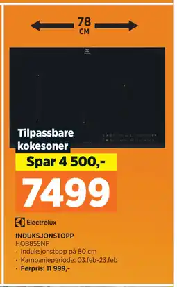 POWER INDUKSJONSTOPP tilbud