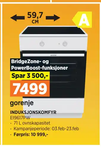 POWER INDUKSJONSKOMFYR tilbud