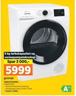 POWER TØRKETROMMEL tilbud