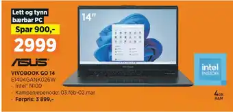 POWER VIVOBOOK GO 14 tilbud