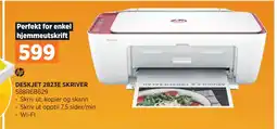 POWER DESKJET 2823E SKRIVER tilbud