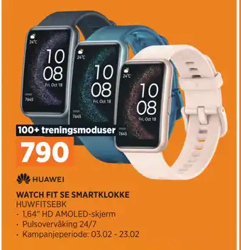 POWER WATCH FIT SE SMARTKLOKKE tilbud