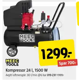 Jula Kompressor 24 l, 1500 W tilbud